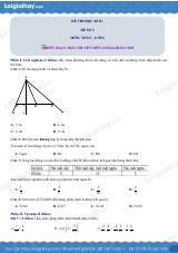 Đề thi học kì 2 Toán 6 - Đề số 5 - Kết nối tri thức
